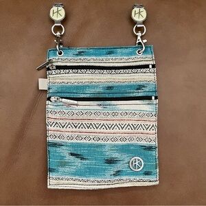 HipKlips Crossbody Bag with Tribal Design Excellent‎ Condition Unisex